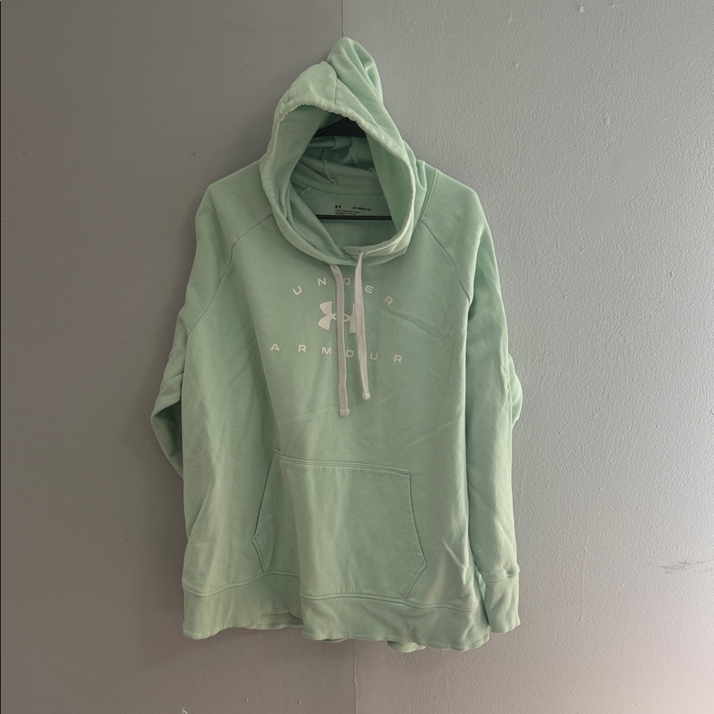 Under Armour Light Green Pullover Hoodie